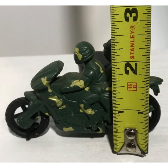 Vintage USA Military Toy Vehicles Set Of 3 Tank Motorcycle & Bus - Picture 15 of 16